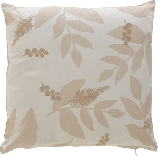 Click Click Decorative Throw Pillow Sofa Cushion in Salmon Pink from 100% Cotton 40x40cm
