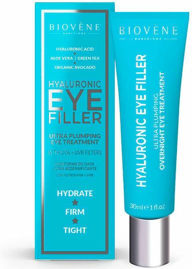 Biovene Hyaluronic Augenbefeuchter Creme für Feuchtigkeitsspendend & Festigung 30ml