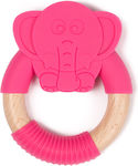 Bo Jungle B-Wood Teething Ring BPA Free made of Silicone for 0 m+ Elephant 1pcs