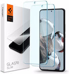 Spigen GLAS.tR Slim Tempered Glass 2τμχ (Xiaomi 12T / 12T Pro)