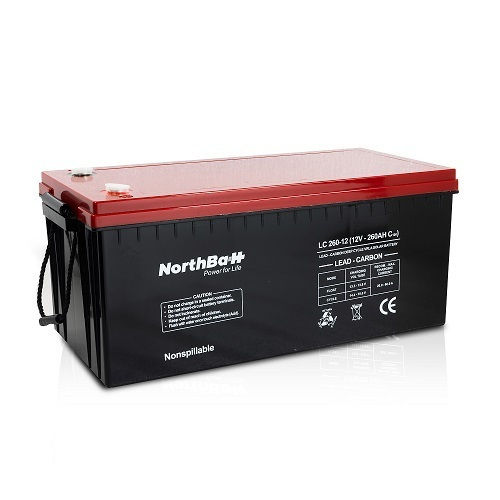 Northbatt LC 260-12 Батерия за фотоволтаични системи Затворен тип 12V 260Ах C100