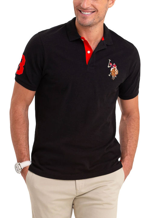 Polo Μπλούζα Κοντομάνικη Μαύρη