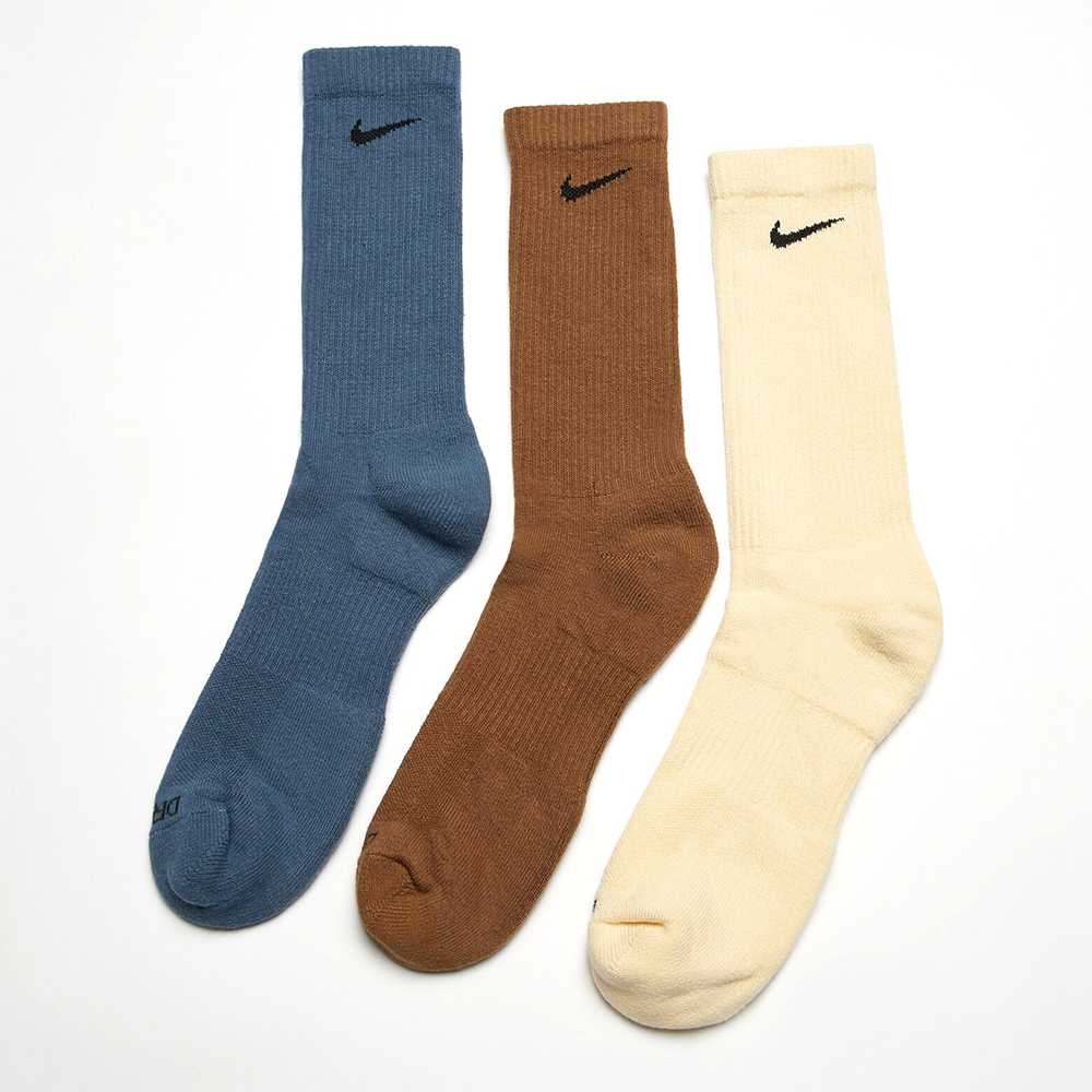 Nike Everyday Plus Cushioned Athletic Socks Multicolour 3 Pairs SX6888-962