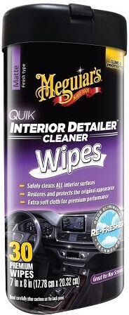 Meguiar's Șervețele De Curățare Rapidă Pentru Interior Detailing Mat Pentru Bord Auto 30 Bucăți