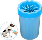Dog Foot Cleansing Container Blue 10x15cm
