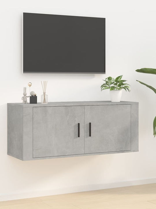 Έπιπλο Τηλεόρασης Γκρι Μ100xΠ34.5xΥ40cm