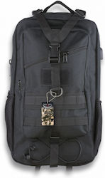 Albainox Military Backpack Backpack Black 38lt