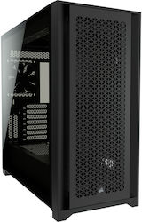 Corsair 5000D RGB Airflow Gaming Midi Tower Κουτί Υπολογιστή με Πλαϊνό Παράθυρο Μαύρο