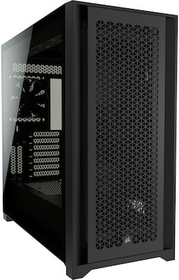 Corsair 5000D RGB Airflow Gaming Midi Tower Κουτί Υπολογιστή με Πλαϊνό Παράθυρο Μαύρο