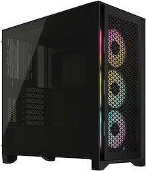 Corsair 4000D RGB Airflow Gaming Midi Tower Computer Case with Window Panel Black