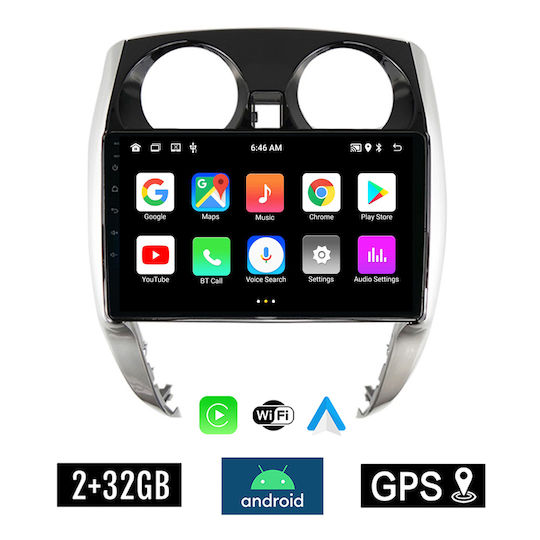Kirosiwa Автомобилна Аудио Система (Блутут/USB/AUX/WiFi/GPS/Apple-Carplay/Android-Auto) с Тъчскрийн 10"