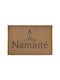 Click Πατάκι Εισόδου Namaste Natural / Μαύρο 40x60εκ.