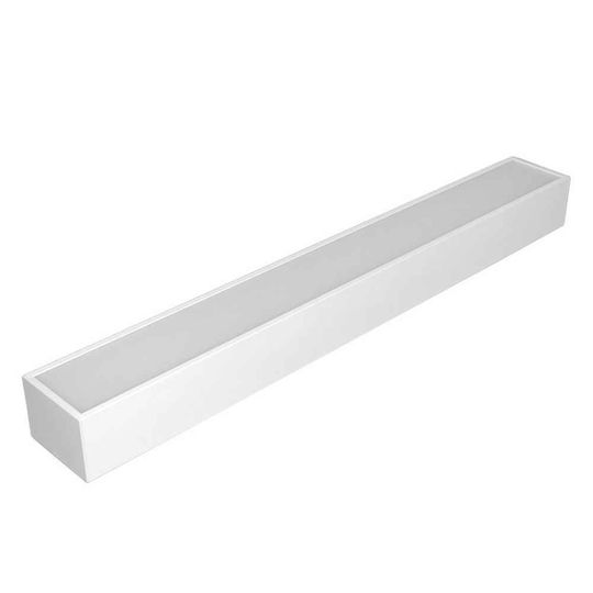 Adeleq LED Комерсиално Линейно Осветление Светило Таван 18W Неутрално бяло IP20 Ш60xД7.5xВ5.6см.