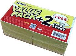 Stick'N Biletele De Memorie Blocnotes În Cub Galbene 7.6x7.6cm Set 10 Bucăți Stick'N Biletele De Memorie Blocnotes În Cub Galbene 7.6x7.6cm Set 10 Bucăți