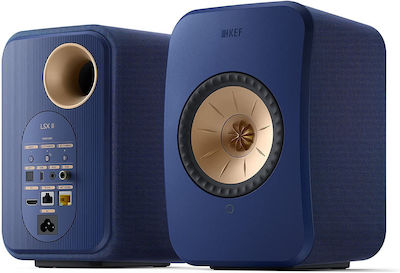 Kef LSX II Home Entertainment Active Speaker 2 No of Drivers with Bluetooth 70W Cobalt Blue (Pair)