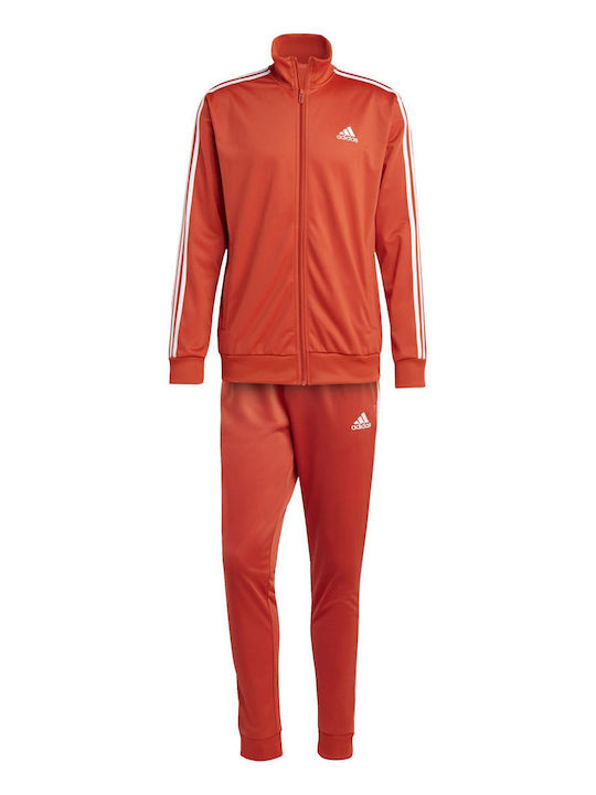 Sportswear Basic Σετ Φόρμας Γυαλιστερό με Λάστιχο Πορτοκαλί