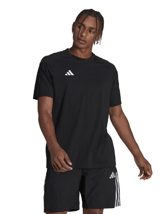 Adidas Tiro 23 Competition Ανδρικό T-shirt Μαύρο με Λογότυπο