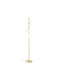 Ideal Lux Perlage Φωτιστικό Δαπέδου Υ164xΜ32εκ. με Ντουί για Λαμπτήρα G9 Χρυσό