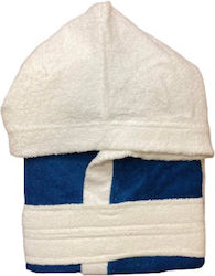 Decotelia Kids Hooded Bathrobe Blue