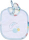 Baby Oliver Wasserdichtes Baby Lätzchen aus 100% Baumwolle mit Spitzenband Hellblau