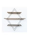 Raft Perete Nuc / Negru 60x14x60cm