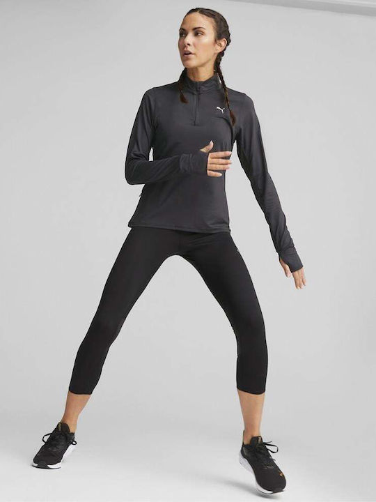 Puma Favorite Reg Rise Women's Capri Running Legging Black