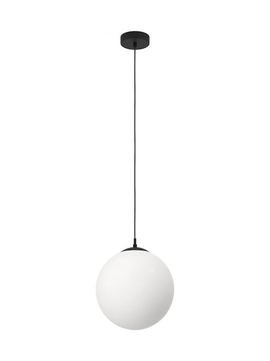 Eglo Rondo Pendant Light Single-Light Ball for Socket E27 White