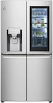 LG GMX945NS9F Ψυγείο Ντουλάπα 638lt Total NoFrost Υ179.3xΠ91.2xΒ74.4εκ. Inox