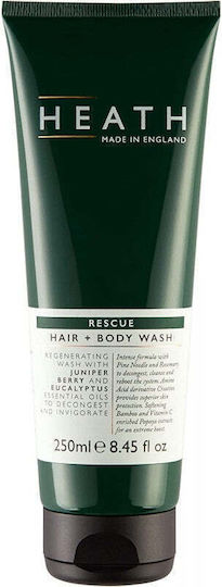 Heath Rescue Gel De Duș Pentru Bărbați Cu Cărbune Și Miros De Eucalipt 250ml