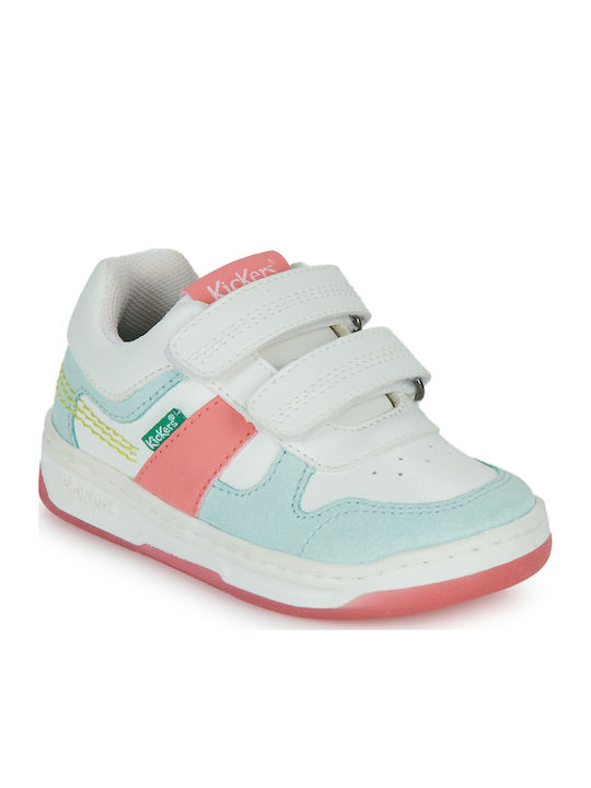 Παιδικά Sneakers με Σκρατς Λευκά