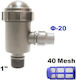 Palaplast 3390/0420 Φίλτρο Γραμμής 1"x Φ20 40Mesh