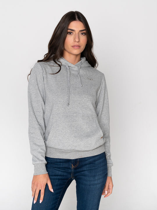 Sia Damen Sweatshirt Kapuzen Gray
