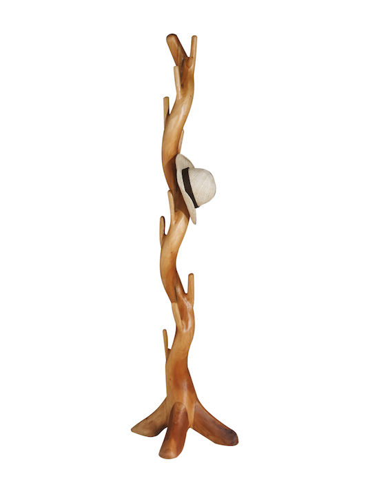 HomeMarkt Καλόγερος Μεταλλικός Καφέ 40x40x200cm