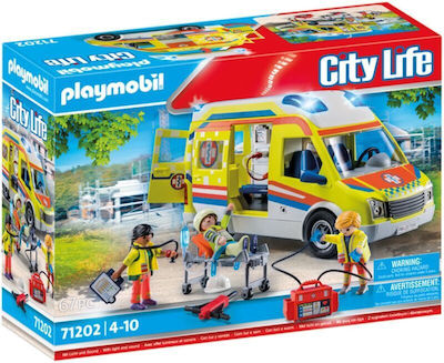 Playmobil City Life Ασθενοφόρο με Διασώστες για 4-10 ετών