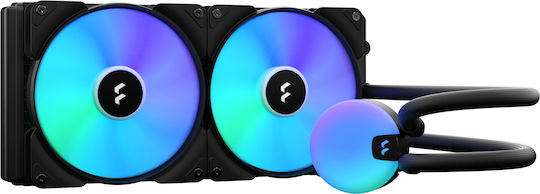 Fractal Design Lumen S28 RGB v2 Wasserkühlung AIO CPU mit 2 Lüfterabmessung 140mm