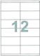 Next 1200 Selbstklebende A4-Etiketten 105x48mm