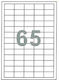 Next 6500 Self-Adhesive Rectangular A4 Labels 38x21.2mm