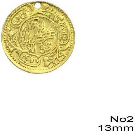 Palatino Messingmünze Accessoire traditioneller Kleidung