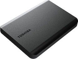 Toshiba Canvio Basics 2022 USB 3.2 Extern HDD 4TB 2.5" Negru
