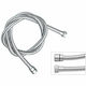 Remer 333CNX120 Σπιράλ Ντουζ Inox 120cm Ασημί