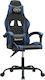 vidaXL 349567 Gaming Stuhl Black / Blue