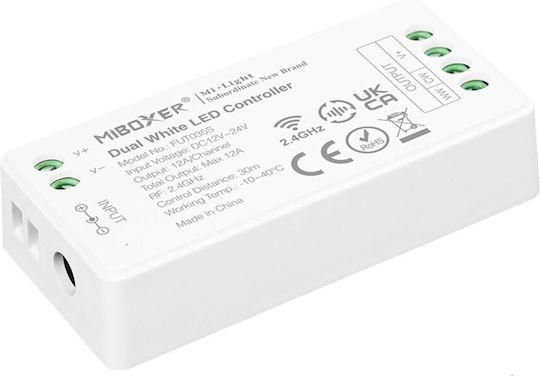 Miboxer FUT035S Ασύρματο Controller για Ρυθμιζόμενο Λευκό RF Επιτοίχιο 05110-137