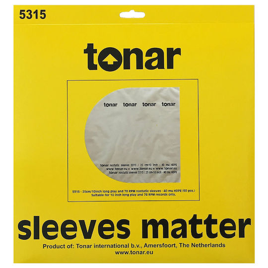 Tonar Θήκη για Βινύλιο Nostatic 50τμχ