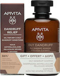 Apivita Unisex Hair Care Set Dandruff with Oil / Shampoo 2pcs