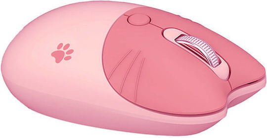 Mofii MOFII M3AG Ασύρματο Mini Ποντίκι Cat Pink