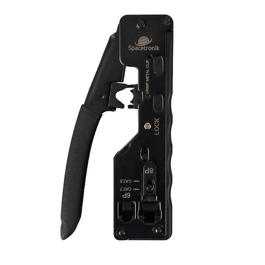 Spacetronik Spacetronik Πρέσα Ακροδεκτών Δικτύου RJ12, RJ11, RJ45
