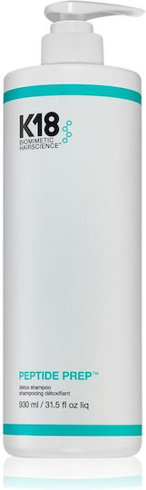 K18 Peptide Prep Detox Shampoos Reconstruction/Nourishment & Hydration for All Hair Types 930ml