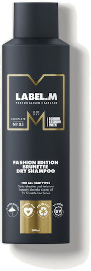 Label.M Fashion Edition Brunette Ξηρό Σαμπουάν Όγκου για Όλους τους Τύπους Μαλλιών 200ml