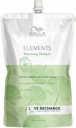 Wella Elements Renewing Gentle Nachfüllung Shampoos für Alle Haartypen 1x1000ml