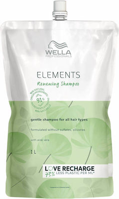 Wella Elements Renewing Gentle Σαμπουάν για Όλους τους Τύπους Μαλλιών 1000ml